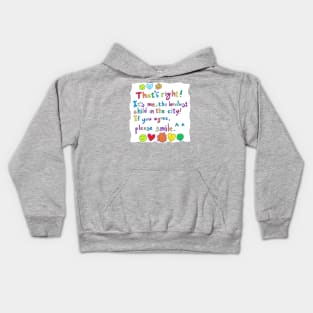 the loveliest child in the city Kids Hoodie